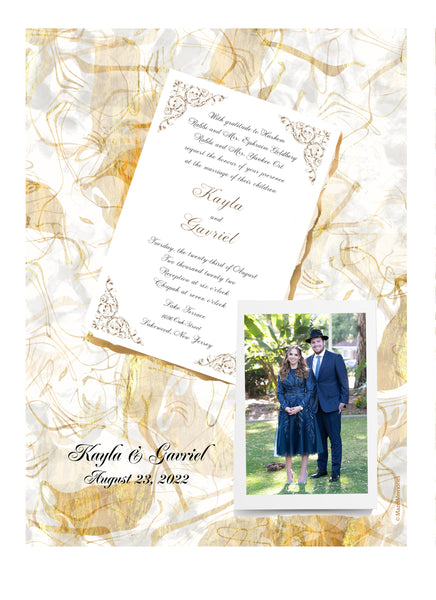 Engagement/Wedding Invitation Plaque